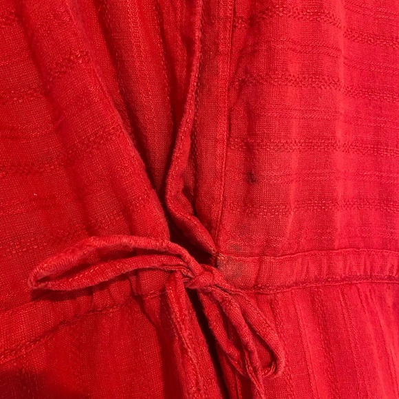 Mara Hoffman Swim, Red, Cotton, Maxi-Dress - Picture 3 of 12